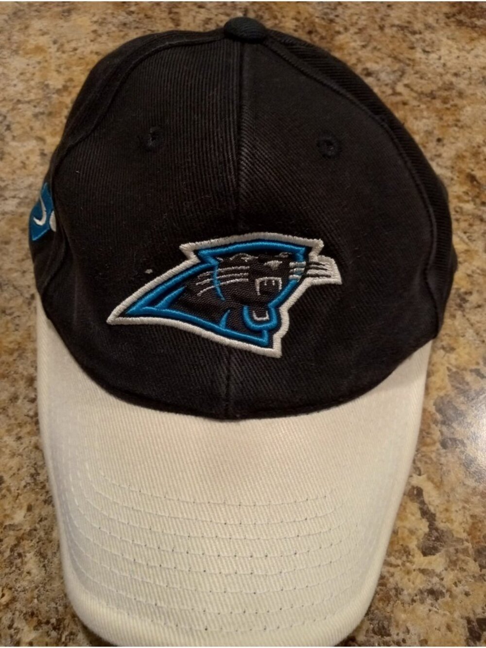 Vintage Carolina Panthers Hat/Cap Strapback Black Sports Specialties Football